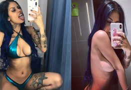 A deliciosa Tati Zaqui mostrando tudo