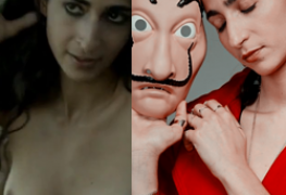 Alba Flores Nairobi de La Casa de Papel Nua em Vis a Vis