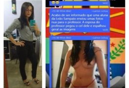 Aluna caiu na net depois de manda fotos para professor e a esposa dele jogar na