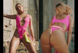 Anitta rebolando a bunda gostosa no clipe bola rebola