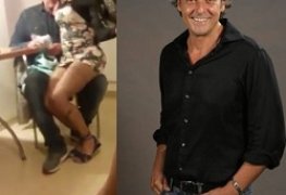 Ator Global Alexandre Borges em vídeo amador com três travestis