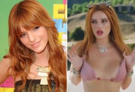 Bella Thorne da Disney sem calcinha e mostrando beirada do cu