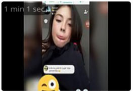Branquinha Mostrando os Peitinhos no Periscope