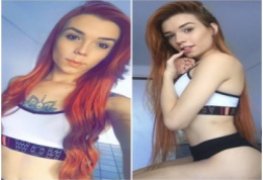 Bruna ruivinha gostosa com carinha de safada caiu na net