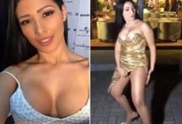 Cantora Simaria levantou o vestido e mostrou a buceta