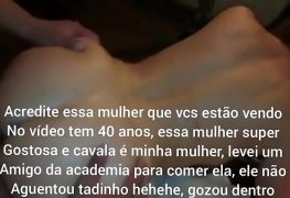 Casada, esposa coroa gostosa e perfeita sexo na frente do marido corno