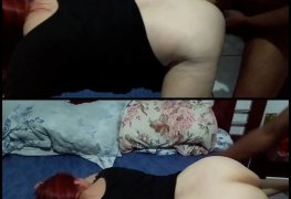 Casada ruiva levando rola do negão e corno filmando - XV NUDES