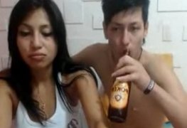 Casal amador fodendo gostoso na webcam