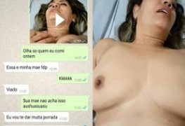 Comeu a mamãe do melhor amigo e jogou no zap