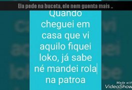 Esposa pediu pra depilar amigo de escola, deixei né.