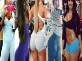 Famosas gostosas na academia