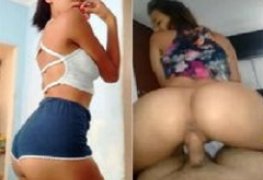 Famosinha das redes sociais caiu dando a bunda gostosa