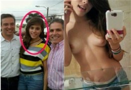 Filha do prefeito de uma cidade do interior caiu na net