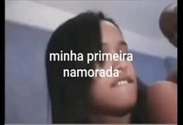 Filmou primeira foda com a namorada