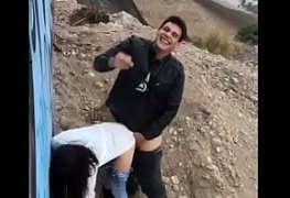 flagrados fodendo ao ar livre