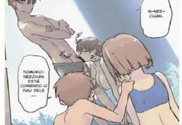 Flagrando o irmão metendo na namorada na praia