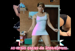 Gostosa do tiok tok, rebolando muito sensual