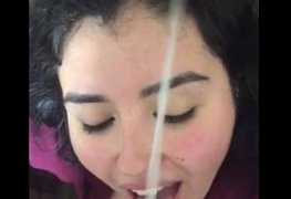 Gozou na cara da novinha