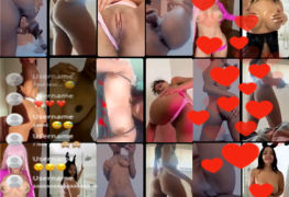 Gringas safadas tirando tudo e se exibindo ao vivo no insta