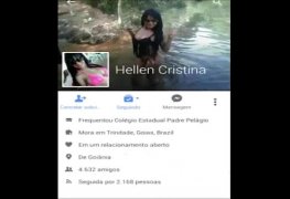Hellen ficou conhecida na net, vazou