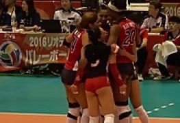 Jogadoras dominicanas de vôlei