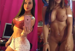 Kloe novinha cavala brincado com seu novo brinquedinho na frente da webcam toda