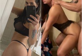 Linda morena rabuda com belos peitos sexo amador com namorado