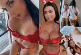 Luiza Marcato, Jaiane Limma, Grazi Mourão e Reed se exibindo na live do insta