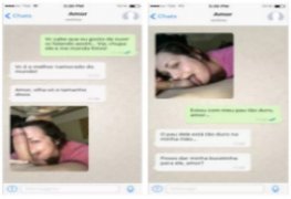 Marido corno conversando com a esposinha liberada no zap