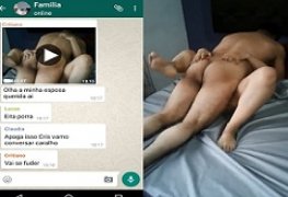 Marido flagrou a traição da esposa e jogou no zap