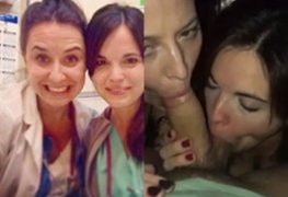 Medica e Amiga fazendo um boquete no medico de pantão do trabalho