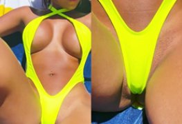 Morena no bronzeamento