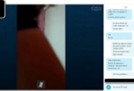 Muleka danadinha no skype com mta vontade