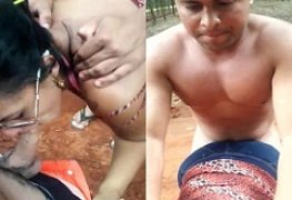 Mulher casada dando pra dois amigos na estrada