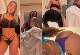 Mulher Jujuba rebolando ao vivo no instagram