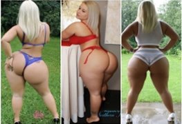 Musas do Instagram : Prezillia loira com uma bunda enorme