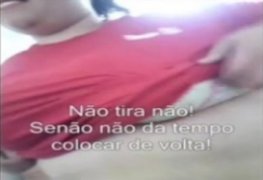 Na hora do almoço a gordinha da empresa so quer pau