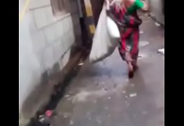 na rua fodendo com estranho