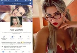 Nani Gazinski linda dos olhos claros peladinha
