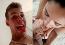 Ninfetinha bem safada fazendo boquete babadinho levou gozada dentro da boca