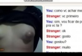 No omegle fazendo sexo virtual com estranho