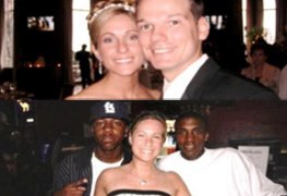 Noiva ganhando porra antes do casamento