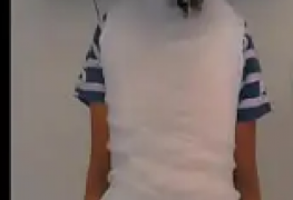 Novinha com fogo no cu