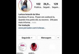 Novinha gostosa do insta caiu