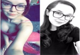 Novinha nerd deu mole no snapchat e vazou peladinha