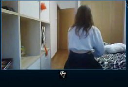 novinha no skype