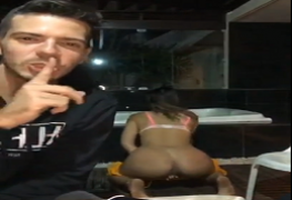 Novinha Rhayza na putaria com Lucas Recife ao vivo no insta