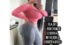 Olha o tamanho do rabo dessa morena sentando na pica do amante