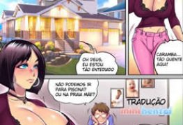 Peguei a mamãe no flagra com o vizinho