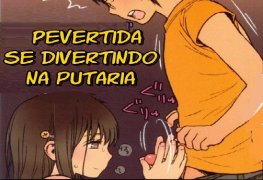 Pervertida se divertindo na putaria